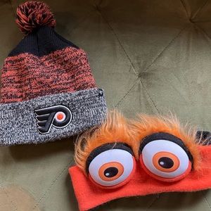 Philadelphia Flyers Hat and Gritty Headband Bundle